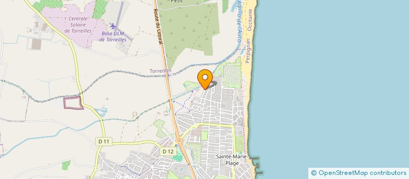 localisation de l'entreprise MONSIEUR PATRICK VALLIN  SAINTE-MARIE-LA-MER