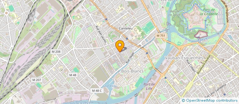 localisation de l'entreprise MONSIEUR PATRICK VANDEBRIEL à LILLE