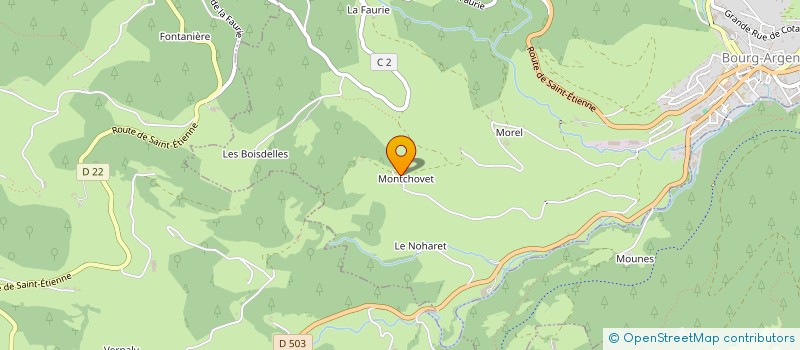 localisation de l'entreprise MONSIEUR PATRICK VANDENBERGH  BOURG-ARGENTAL