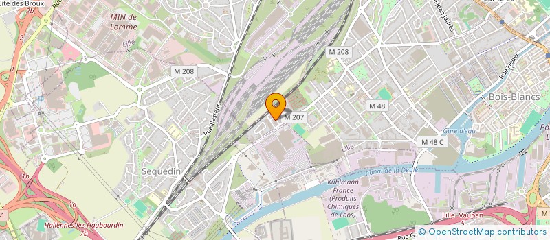 localisation de l'entreprise MONSIEUR PATRICK VANDENDYCK à LILLE