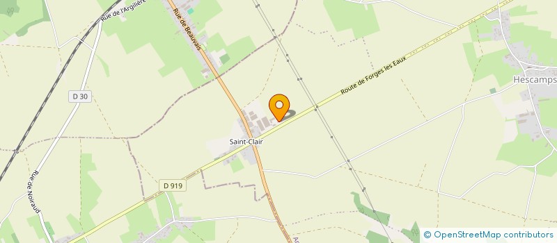 localisation de l'entreprise MONSIEUR PATRICK VANDERHEEREN  HESCAMPS