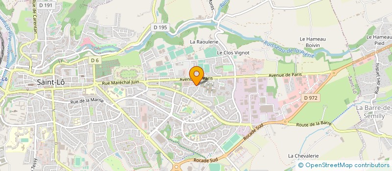 localisation de l'entreprise MONSIEUR PATRICK VANDIKE  SAINT-LO