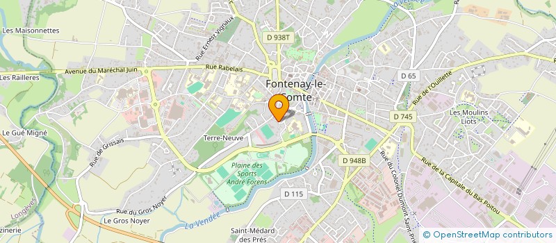 localisation de l'entreprise MONSIEUR PATRICK VANDOMME à FONTENAY-LE-COMTE