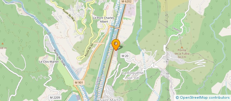 localisation de l'entreprise MONSIEUR PATRICK VANDUYNSLAEGER  SAINT-MARTIN-DU-VAR