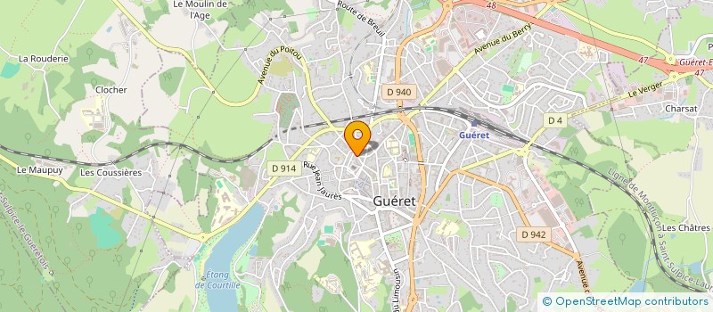 localisation de l'entreprise MONSIEUR PATRICK VARLET à GUERET