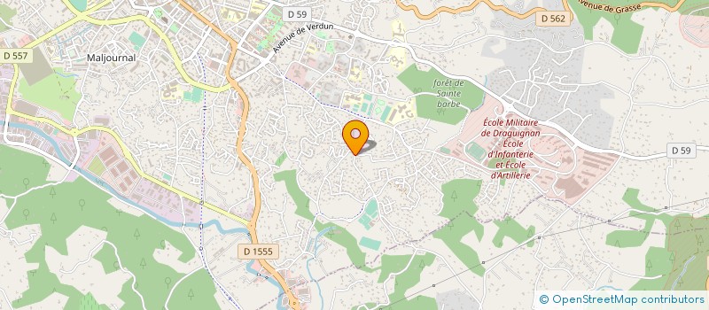 localisation de l'entreprise MONSIEUR PATRICK VASLARD  DRAGUIGNAN