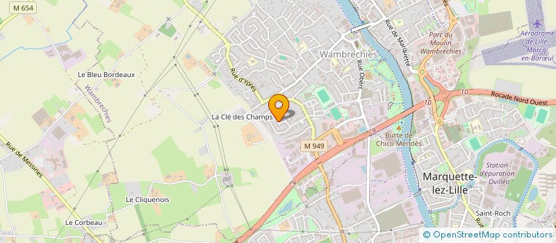 localisation de l'entreprise MONSIEUR PATRICK VASSEUR à WAMBRECHIES