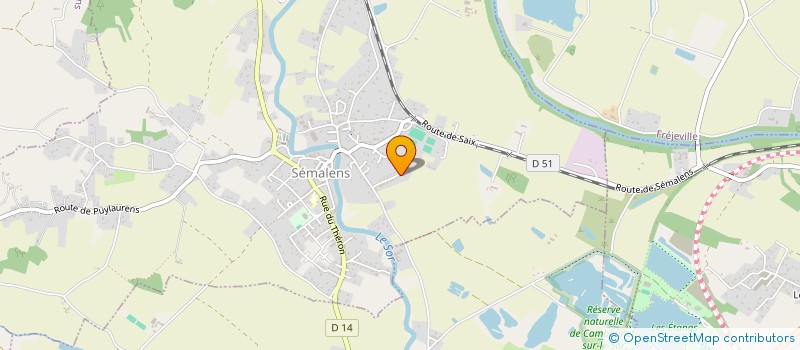 localisation de l'entreprise MONSIEUR PATRICK VASSON  SEMALENS