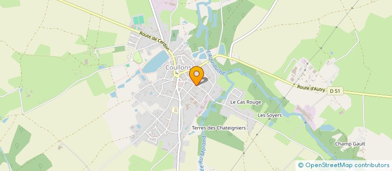 localisation de l'entreprise MONSIEUR PATRICK VASSOR à COULLONS
