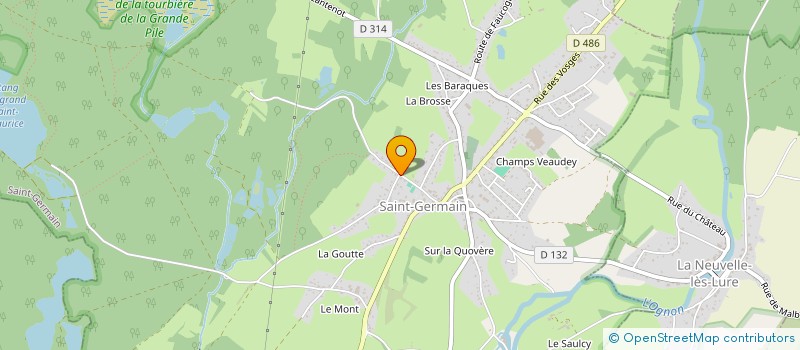 localisation de l'entreprise MONSIEUR PATRICK VAUCHOT  SAINT-GERMAIN