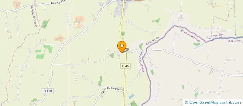 localisation de l'entreprise MONSIEUR PATRICK VAUFLEURY  LE TEILLEUL