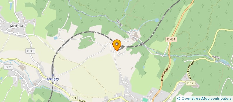 localisation de l'entreprise MONSIEUR PATRICK VAUTHIER  XERTIGNY