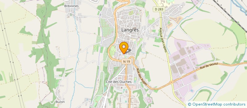 localisation de l'entreprise MONSIEUR PATRICK VAUTHRIN à LANGRES