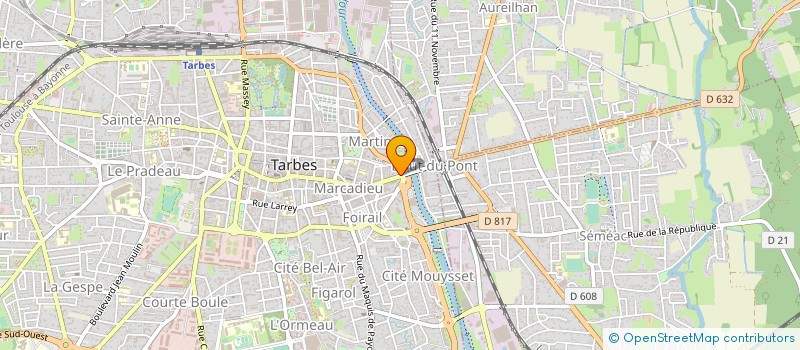 localisation de l'entreprise MONSIEUR PATRICK VAUTTIER à TARBES