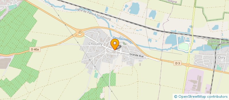 localisation de l'entreprise MONSIEUR PATRICK VAZART  CHOUILLY