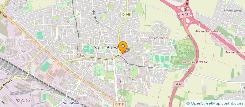 localisation de l'entreprise MONSIEUR PATRICK VELLERET  SAINT-PRIEST