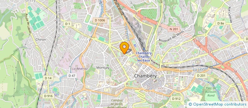 localisation de l'entreprise MONSIEUR PATRICK VELLERUT  CHAMBERY