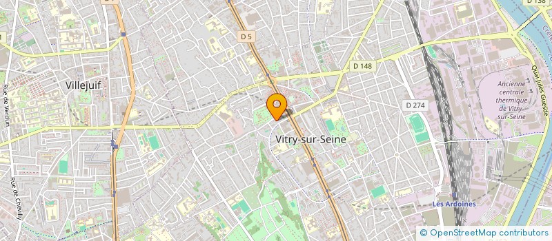 localisation de l'entreprise MONSIEUR PATRICK VELLY à VITRY-SUR-SEINE