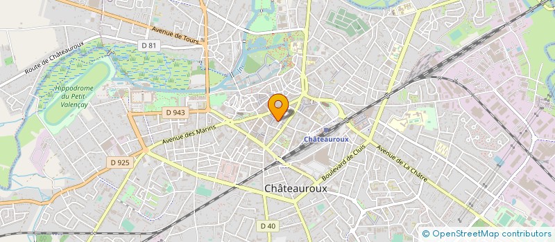 localisation de l'entreprise MONSIEUR PATRICK VERDOUX à CHATEAUROUX