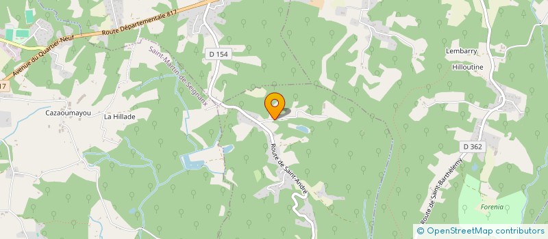 localisation de l'entreprise MONSIEUR PATRICK VERGES  BIAUDOS