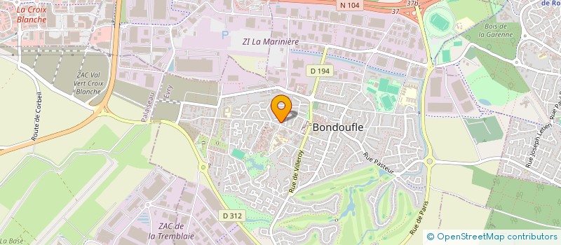 localisation de l'entreprise MONSIEUR PATRICK VERGNAUD à BONDOUFLE