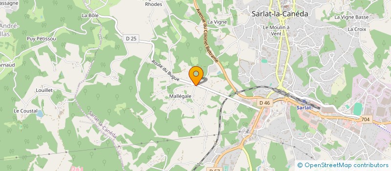 localisation de l'entreprise MONSIEUR PATRICK VERLIN à SARLAT-LA-CANEDA