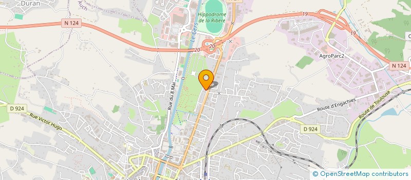 localisation de l'entreprise MONSIEUR PATRICK VERNE  AUCH