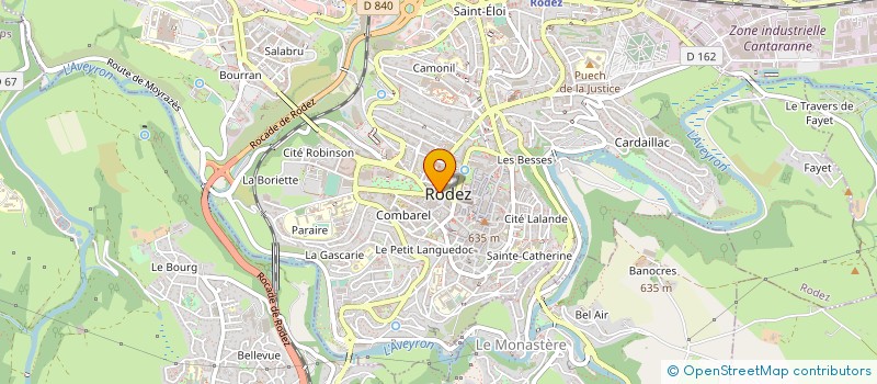 localisation de l'entreprise MONSIEUR PATRICK VERNHES à RODEZ
