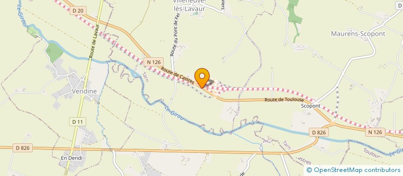 localisation de l'entreprise MONSIEUR PATRICK VERNHES  LAVAUR