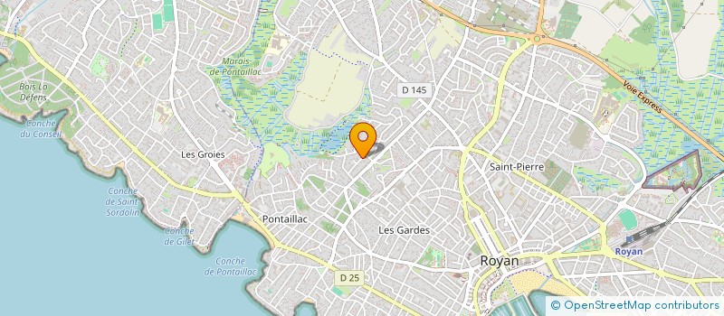 localisation de l'entreprise MONSIEUR PATRICK VEROTTE  ROYAN