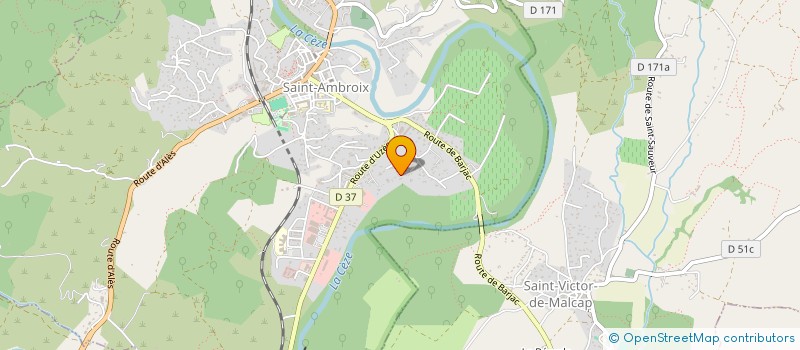 localisation de l'entreprise MONSIEUR PATRICK VERRAES  SAINT-AMBROIX