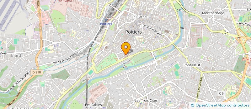 localisation de l'entreprise MONSIEUR PATRICK VETTIER à POITIERS