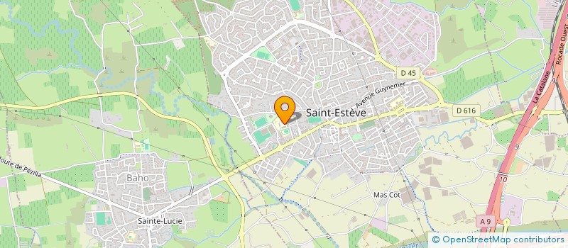 localisation de l'entreprise MONSIEUR PATRICK VIADER à SAINT-ESTEVE