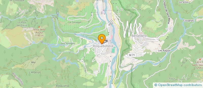 localisation de l'entreprise MONSIEUR PATRICK VIAL  ROQUEBILLIERE