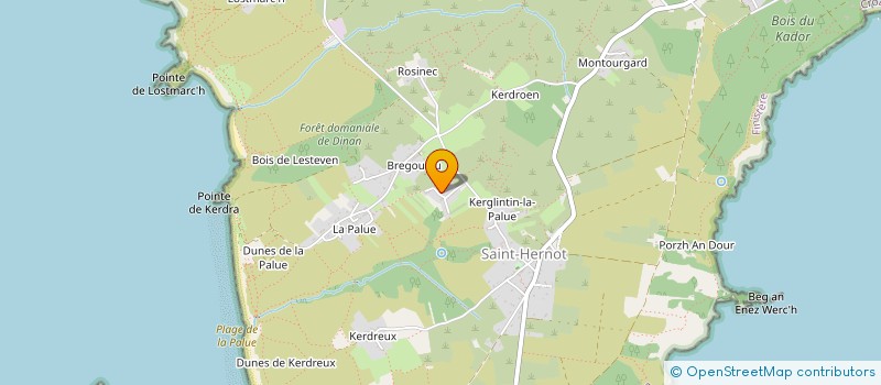 localisation de l'entreprise MONSIEUR PATRICK VIAL  CROZON