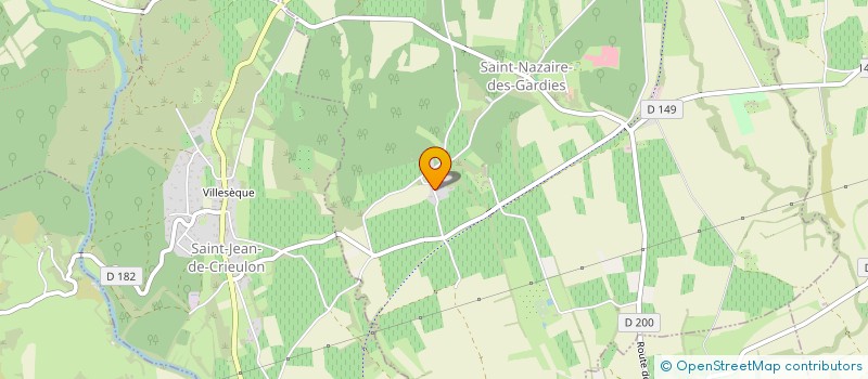 localisation de l'entreprise MONSIEUR PATRICK VIALA  SAINT-NAZAIRE-DES-GARDIES