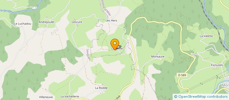 localisation de l'entreprise MONSIEUR PATRICK VIALA  SAINT PRIVAT D'ALLIER