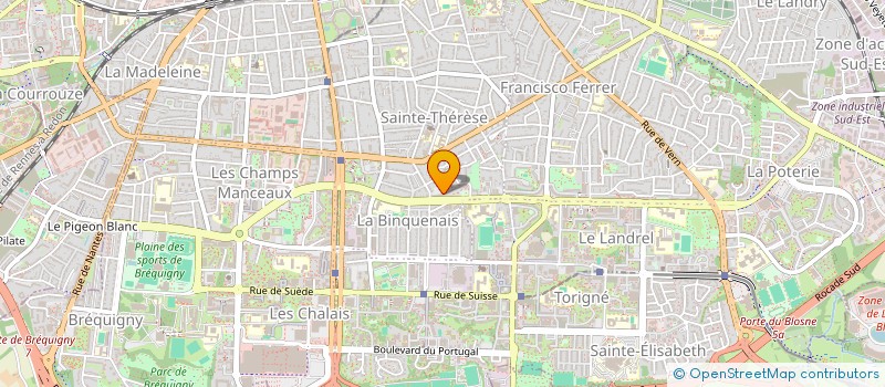 localisation de l'entreprise MONSIEUR PATRICK VIARD  RENNES