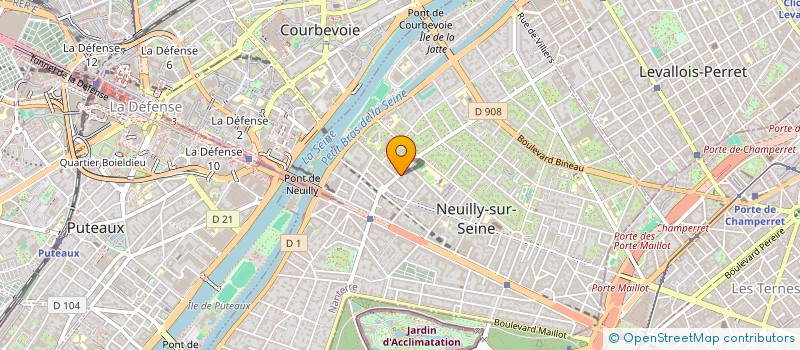 localisation de l'entreprise MONSIEUR PATRICK VIAUD à NEUILLY-SUR-SEINE
