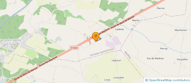 localisation de l'entreprise MONSIEUR PATRICK VICENS  CARCARES-SAINTE-CROIX