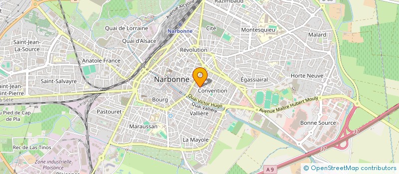 localisation de l'entreprise MONSIEUR PATRICK VIDAL à NARBONNE