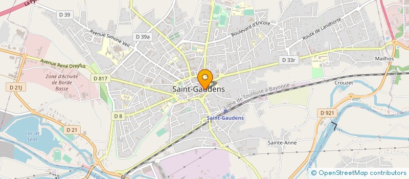 localisation de l'entreprise MONSIEUR PATRICK VIEILLARD à SAINT-GAUDENS