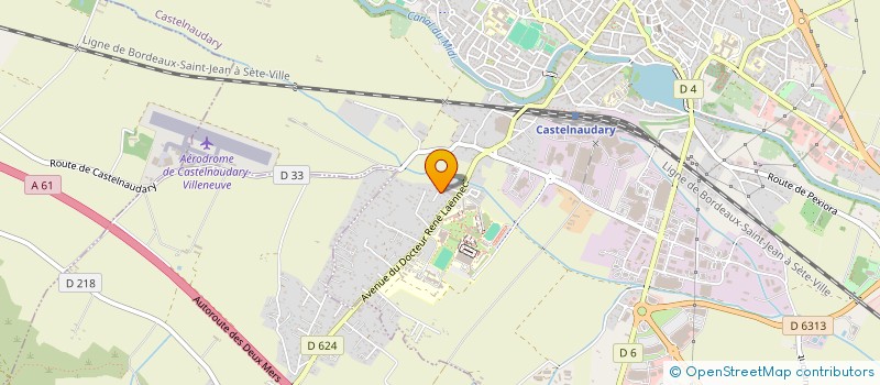 localisation de l'entreprise MONSIEUR PATRICK VIEILLEVIGNE  CASTELNAUDARY