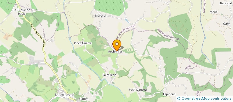 localisation de l'entreprise MONSIEUR PATRICK VIEL  MONTPEZAT