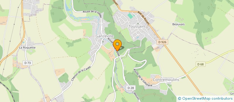 localisation de l'entreprise MONSIEUR PATRICK VIEVARD  GANZEVILLE