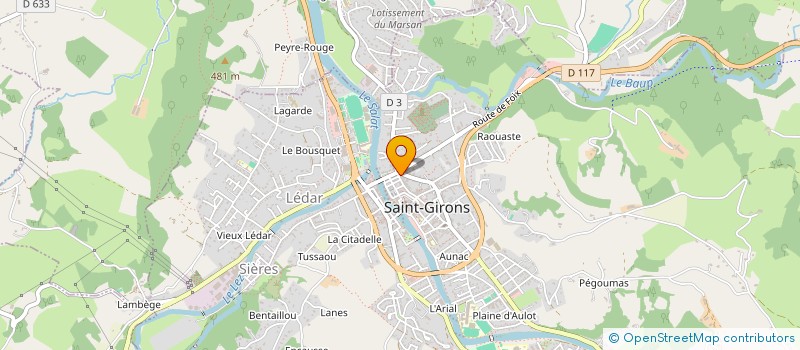 localisation de l'entreprise MONSIEUR PATRICK VIGIE à SAINT-GIRONS