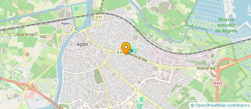 localisation de l'entreprise MONSIEUR PATRICK VIGNAL  AGDE