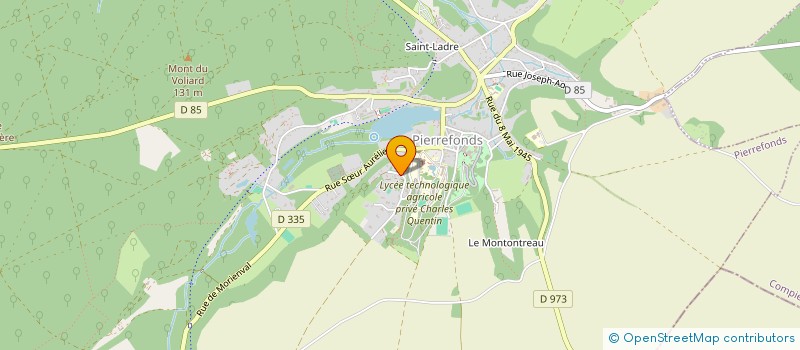 localisation de l'entreprise MONSIEUR PATRICK VIGNERAS  PIERREFONDS