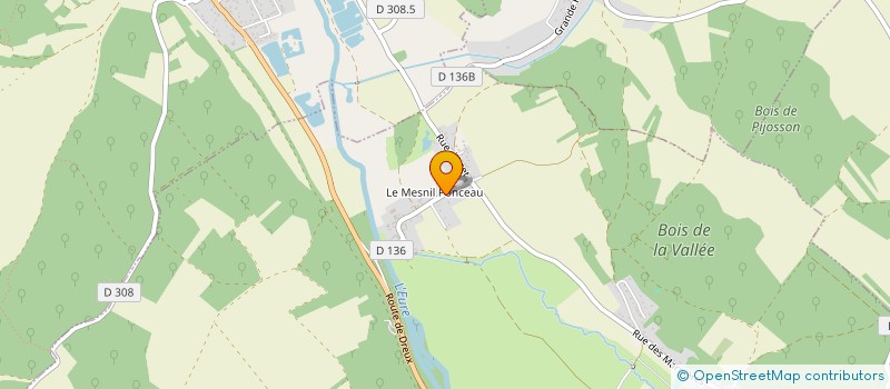 localisation de l'entreprise MONSIEUR PATRICK VIGOUROUX à VILLEMEUX-SUR-EURE