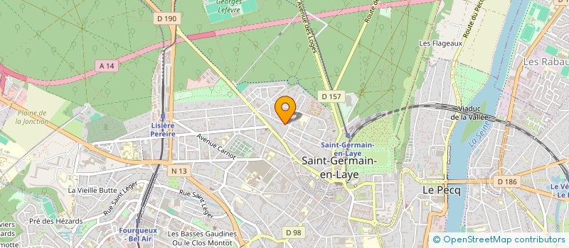localisation de l'entreprise MONSIEUR PATRICK VIGREUX  SAINT-GERMAIN-EN-LAYE